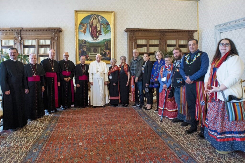 Pope Francis Metis Delegates