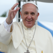 PopeFrancis smiling