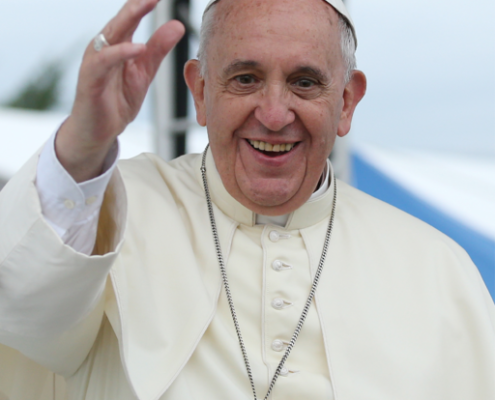 Officiel ! Le Pape François en voyage au Canada du 24 au 30 juillet PopeFrancis-smiling-Photo-Wikicommons-Korea.net_-495x400